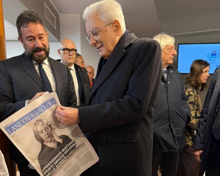 Mattarella a Nuoro per i 100 anni dal Nobel di Grazia Deledda: “Perenne modernità opera”